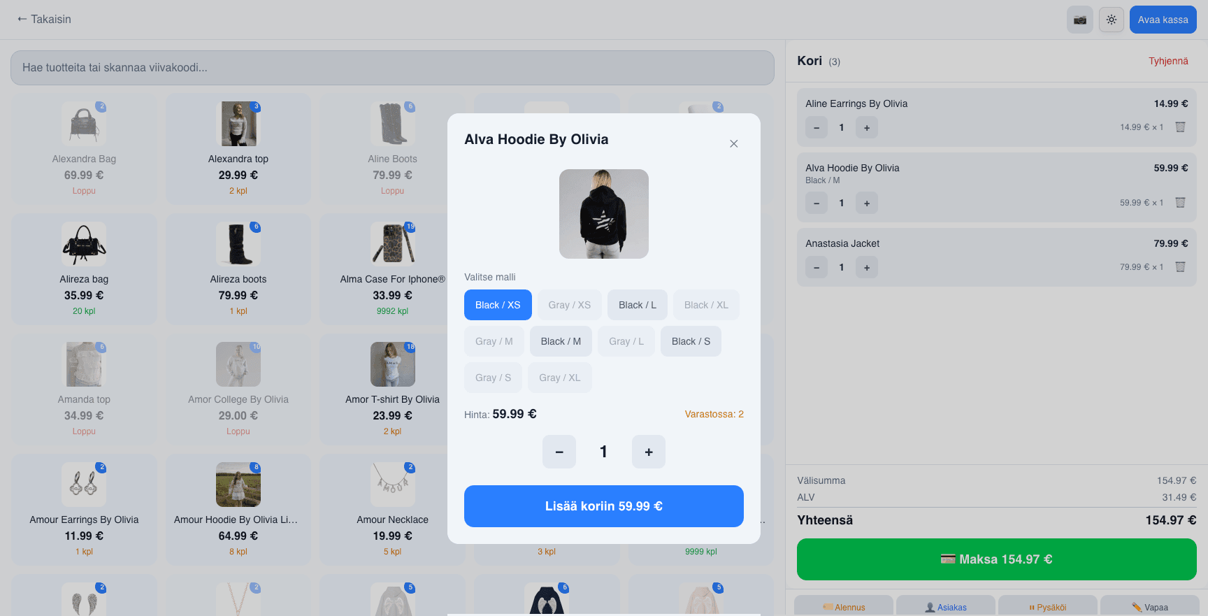 Manage purchase orders and sales in one system